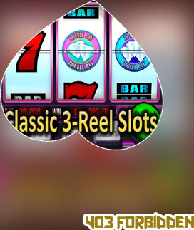Classic 3 reel slots online